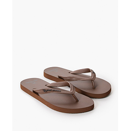 žabky Rip Curl BRAND LOGO BLOOM OPEN TOE Dusted Chocolat