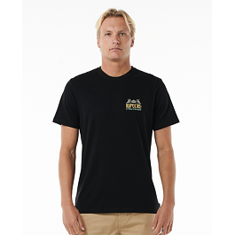 Tričko Rip Curl DOWN THE LINE TEE Black