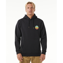 Mikina Rip Curl WETSUIT ICON HOOD Washed Black