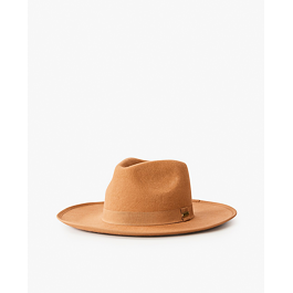 Klobouk Rip Curl VALLEY WIDE BRIM WOOL FELT Light Brown 