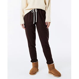 Kalhoty Rip Curl SANTANDER RELAX PANT Dark Brown 
