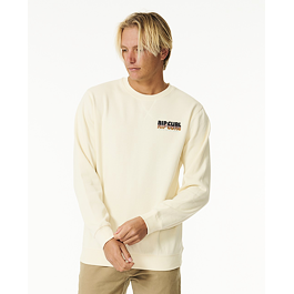 Mikina Rip Curl SURF REVIVAL CREW Bone 