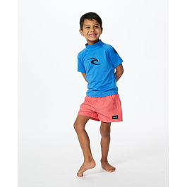 Lykra Rip Curl BRAND WAVE UPF S/S-BOY Blue Gum