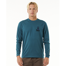 Tričko Rip Curl VAPORCOOL SEARCH STACK L/S TEE Trekking Green