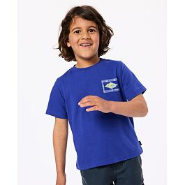 Tričko Rip Curl TUBE TOWN LOGO TEE - BOY Wild Berry
