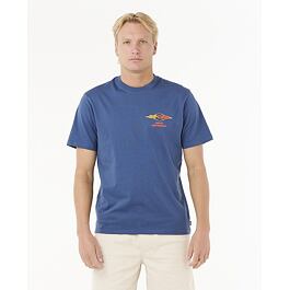 Tričko Rip Curl SURF REVIVAL DECAL TEE Light Navy