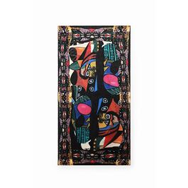 šátek Desigual Malaga Rectangle negro