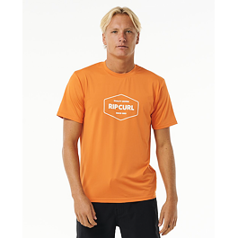Lykra Rip Curl STAPLER UPF S/S Mandarin Red