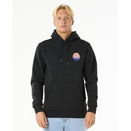 Mikina Rip Curl WETSUIT ICON HOOD Black Marle