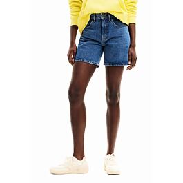 šortky Desigual Surym denim medium wash