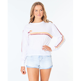 Tričko Rip Curl GOLDEN DAYS LONG SLEEVE  White 
