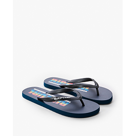 žabky Rip Curl ICONS OF SURF BLOOM OPEN TOE Navy/Red