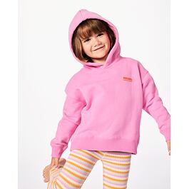 Mikina Rip Curl SURF PUFF HERITAGE HOOD-GIRL Hot Pink