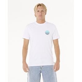 Tričko Rip Curl WETTIE PASSAGE ICON TEE Optical White