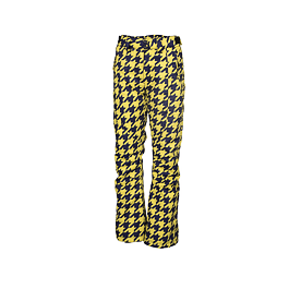 Kalhoty Rehall BETTY Houndstooth Purple & Mustard