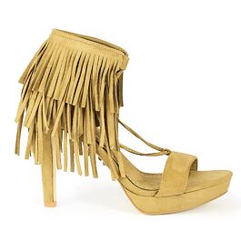 sandály Next Velbloudí sandály s třásněmi camel