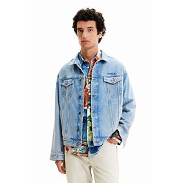 Bunda Desigual Chaq denim destroy medium wash