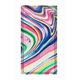šátek Desigual Powercolo multicolor fucsia