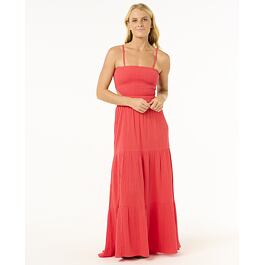 šaty Rip Curl PREMIUM SURF MAXI DRESS Hibiscus Red