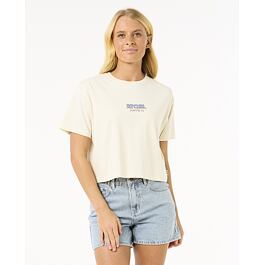 Tričko Rip Curl SUN & SEA CROP TEE Bone