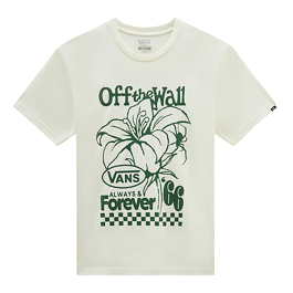 Tričko Vans PETAL AND PEST SS TEE Marshmallow