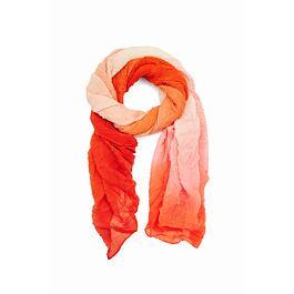 šátek Desigual Flow Rectangl naranja mango