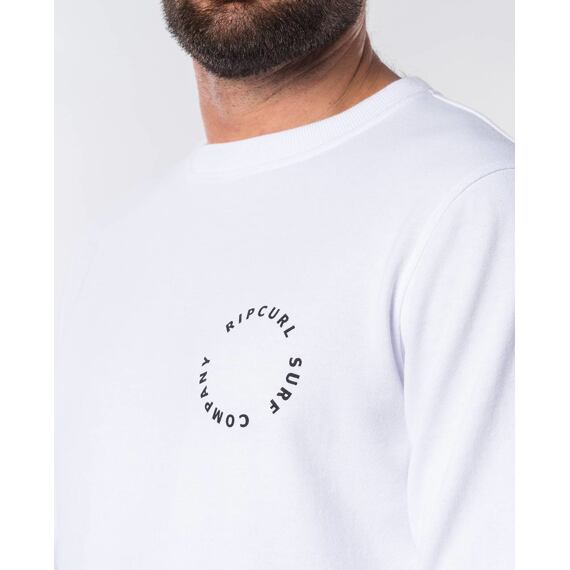 Mikina Rip Curl WOOP LOOP CREW  Optical White 