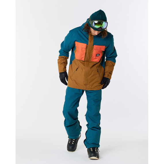 Bunda Rip Curl PINNACLE 10K/10K JACKET Blue Green 