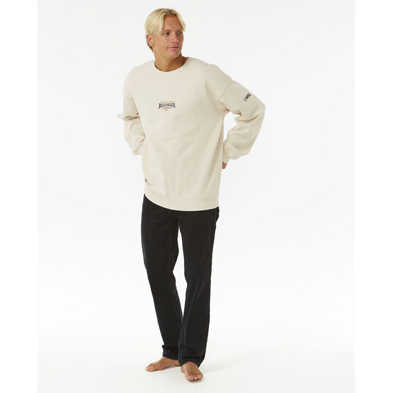 Mikina Rip Curl RIP CURL PRO 2024 CREW Vintage White