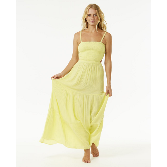 šaty Rip Curl PREMIUM SURF MAXI DRESS Bright Yellow