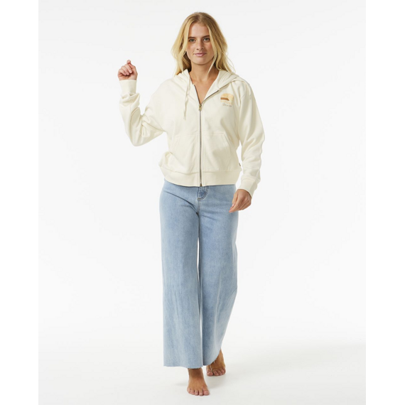 Mikina Rip Curl LINE UP RELAXED ZT HOOD Bone