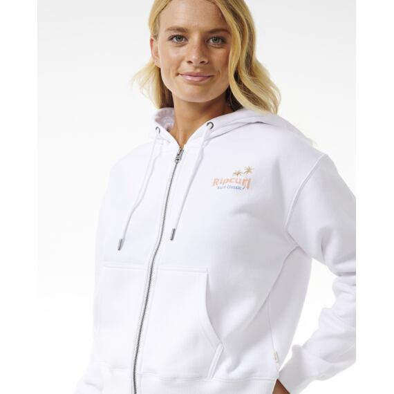 Mikina Rip Curl HIGH TIDE SCENIC RELAXED ZIP White