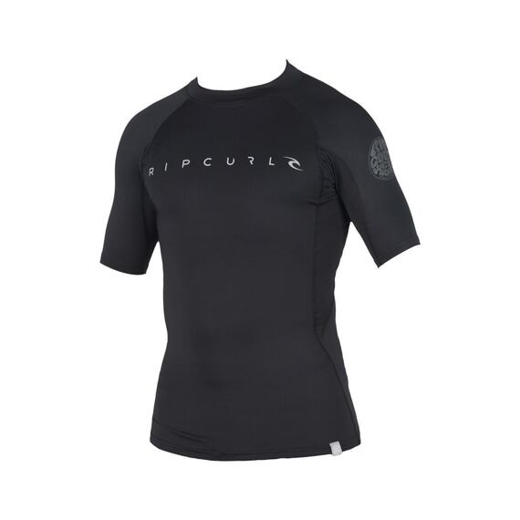Lykra Rip Curl DAWN PATROL UV TEE S/S  Black 