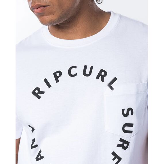 Tričko Rip Curl WOOP LOOP S/S TEE  Optical White 