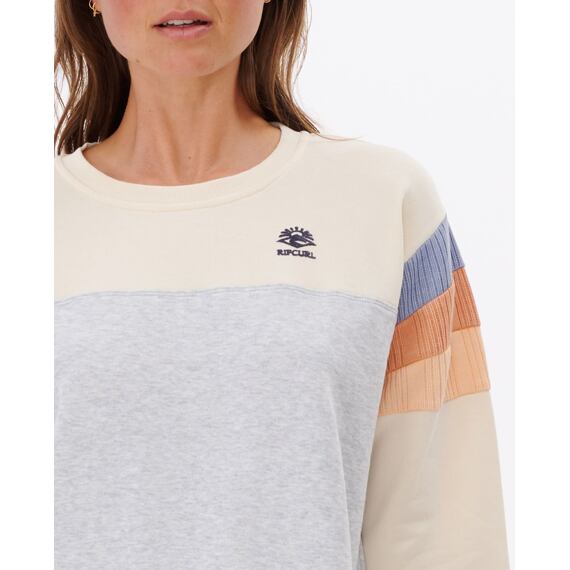 Mikina Rip Curl MELTING CREW  Off White 