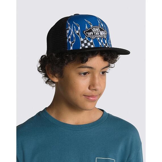 Kšiltovka Vans BY CLASSIC PATCH TRUCKER PLUS BOYS True Blue/Black