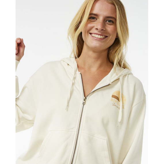 Mikina Rip Curl LINE UP RELAXED ZT HOOD Bone