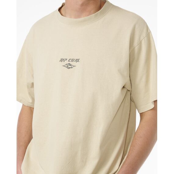 Tričko Rip Curl FADE OUT EMB TEE Cement