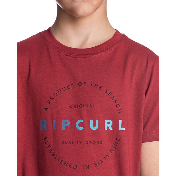 Tričko Rip Curl SIXTY NINE SS TEE  Red 