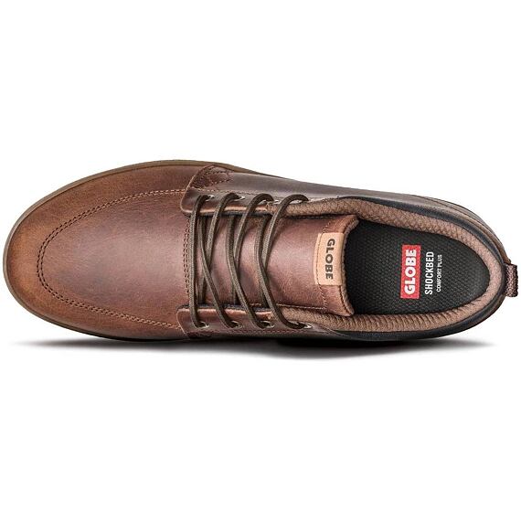 Boty Globe GS CHUKKA Brown Leather/Crepe