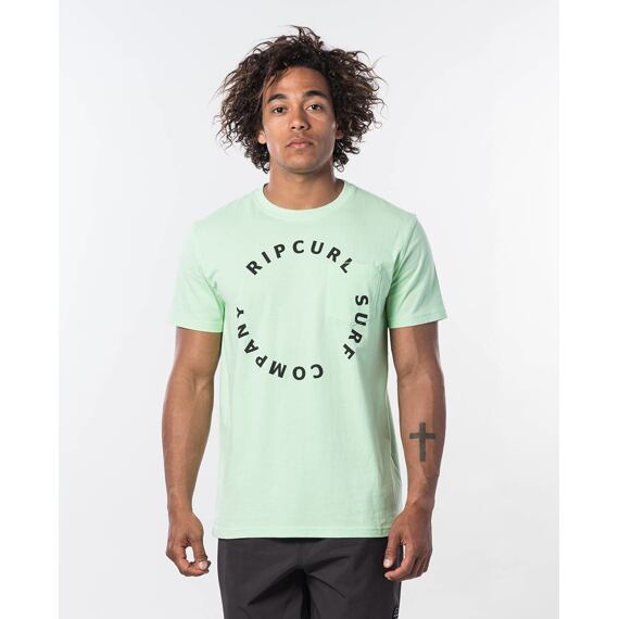 Tričko Rip Curl WOOP LOOP S/S TEE  Light Green 