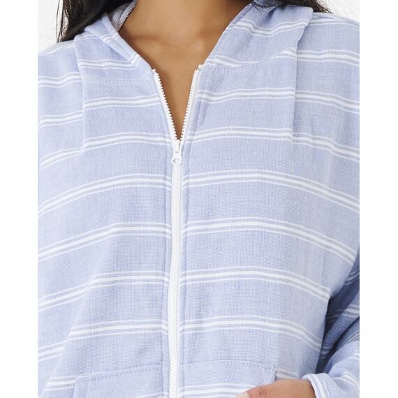 Ručník Rip Curl ZIP THROUGH HOODED TOWEL Blue 
