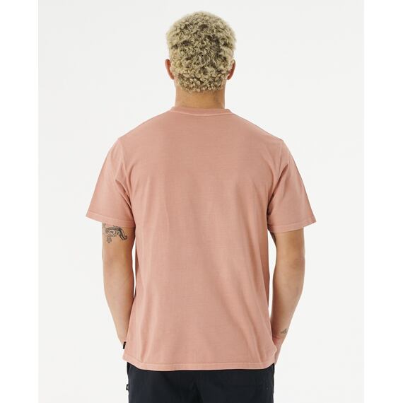 Tričko Rip Curl PLAIN WASH TEE Dusty Rose 