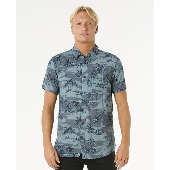 Košile Rip Curl DREAMER BARREL KILLA S/S SHIRT Pine Night