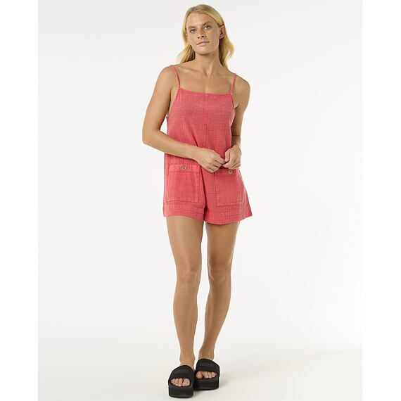 Overal Rip Curl CLASSIC SURF ONESIE Hibiscus Red