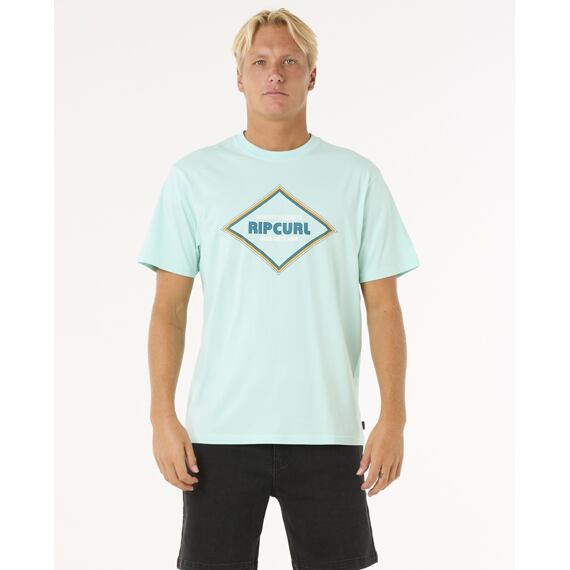 Tričko Rip Curl SURF REVIVAL YO MUMMA TEE Light Aqua