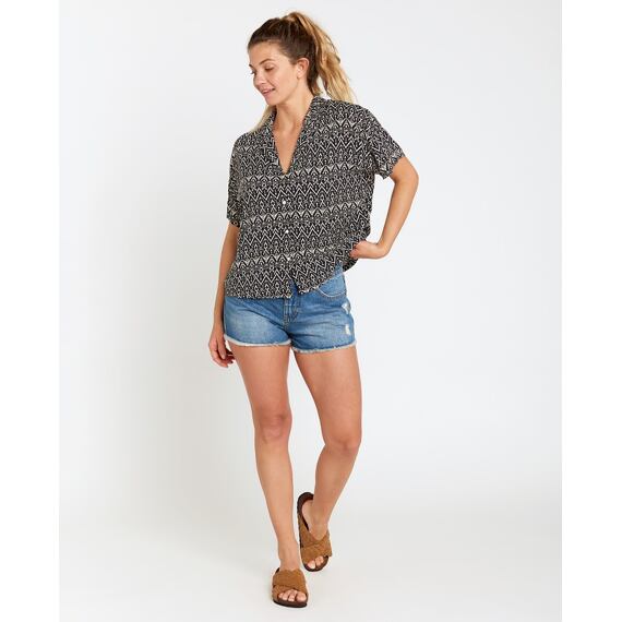 Košile Rip Curl IKAT GEO SHIRT Navy