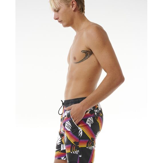 Plavky Rip Curl SURF REVIVAL HOFFMAN VOLLEY Black