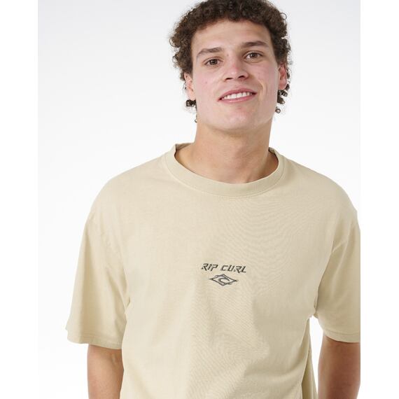 Tričko Rip Curl FADE OUT EMB TEE Cement