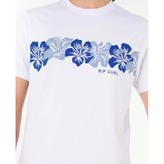 Tričko Rip Curl AOTS - CODY WELSH HIBISCUS TEE White